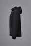 Men's Relax Fit Pocketed Lined Black Raincoat - 4