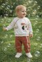 2-Strap Cute Dog Printed 2-Piece Baby Boy-Child Set 6-18 Months - 2