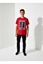 Boys Graphic T-shirt -RED - 3