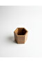 Hexagonal Wooden Pen Holder Decorative Desktop Organizer Office Gift Teacher's Day Gift - 5