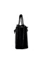 Croco Patterned Women's Hand and Shoulder Bag with Lace Detail and Thin Stitched Straps - 5
