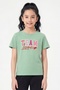 3-Piece Girls' T-Shirt with Bicycle Collar and Print Detail - 4