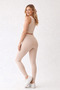 High-Waisted Women's Ribbed Leggings, Women's Comfortable Leggings, Women's Casual Leggings - 4