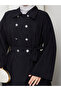 Double Buttoned Shirt & Skirt Hijab Set Rc9022 - 7