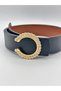 Gold Buckle Stoned Women's Belt Trouser Belt Dress Belt Shirt Belt Coat Belt - 4