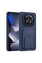 Redmi Note 15 5g Case Pocketpro Litchi Navy Blue