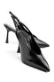 Millano Black Rustic Women's Heeled Shoes Stiletto - 2
