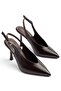 Millano Brown Rustic Women's Heeled Shoes Stiletto - 2