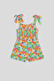 Girl Patterned Overall - 2