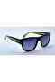Hi 55 Black Yellow Gray Gradyan Black Yellow Polarized Gray Unisex Sunglasses - 2