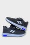Unisex Lace-Up and Velcro Knitwear Children's Sports Shoes Smoked - White - 6