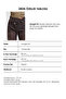 Women's Dark Brown 2s6-16 Straight Fit Belt Detail Special Design Denim Jean - 5