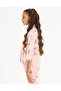 Feather Trim Short Sleeve Pajama Set - 2