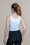 Women's Summer White Body Camisole U-Neck Short Undershirt 614 - 3