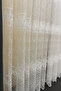 Pi̇lesi̇z Senfoni̇ Pattern Embroidered Tulle Curtain, White Embroidered Iron-Free Tulle Curtain - 7