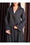Women's Rope Detailed Blazer Jacket and Trousers Set - 7