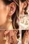 Color Embroidered Bird Model Women's Earrings - 2