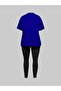 Women's Leopard Heart Printed Oversize T-Shirt Leggings Set Loose Combination Boyfriend Style - 8