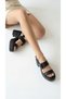 Side Buckle Detailed High Heeled Ankle Buckle Women's Summer Sandals - 4