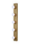 Reyes 5-Piece Decorative Makeup Mirror Wall Sconce Elegant Painting Palette Palette Paints (Daylight Led Bulbs Included!!!) - 6
