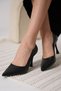 Blade Premium Matte Black Women's Stiletto - 3