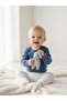 Baby Cotton Long Sleeve Snap Fastener Bodysuit - 4