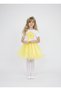 Girl's April 23 October 29 Performance Outfit Costume Tutu Skirt Short Sleeve Floral Pattern T-Shirt Set091 - 3