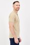 Men Sportswear Fit Short Sleeve Outdoor Polo Shirt, Khaki - 2