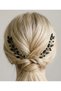 ✨   Branch Model Bridal Hairpin with Crystal Stones and Pearls – Set of 2 ✨ - 2