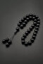 Original Natural Stone 8mm Black Agate 33-Piece Prayer Beads, Men's Gift, Handmade Prayer Beads (Adjustable Imame) - 2