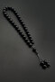 Original Natural Stone 8mm Black Agate 33-Piece Prayer Beads, Men's Gift, Handmade Prayer Beads (Adjustable Imame) - 3