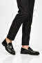 Black Patent Leather Genuine Leather Men's Casual Shoes 986 m - 3