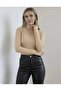 Women's Turtleneck Finger-Looped Body Long Sleeve Basic Blouse - 2