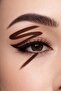 silky waterproof eyeliner in brown shade (02) - 2