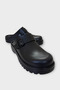 Men's Comfort Thick Sole Medical Nurse Doctor Sabo Slippers Black - 2