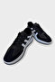 Unisex Casual Sports Shoes with Side Stripes and Laces Black - White - 4