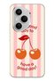 Honor 400 Pro Compatible Cherry Pattern Transparent Phone Case