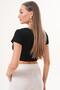 Women's Front-Tie Short Sleeve Wrinkled Bolero 260087 - - 5