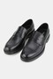 Men's Black Genuine Natural Leather Size 39-45 Eva Sole Loafer Shoes - 3
