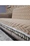 Tasseled Bohemian Sofa Cover - Chenille Textured Non-Slip Sofa Throw - 170X210 cm - 2