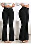 Women's Black Flared Jeans Pants - 4