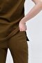 Brown Lycra Nurse Doctor Uniform Unisex Surgical Suit Scrubs Uniform - 6