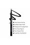 perfect line waterproof liquid eyeliner for long-lasting and precise application in black shade (6 - 5