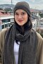 Women's Winter Anthracite Scarf and Beanie Set |   Stylish Knitting Set - 2