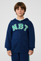 Boy Navy Blue Tracksuit Top - 2