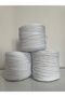 White Combed Cotton Yarn Bag Knitting Yarn - (600-650Gr) 1 Piece - 3