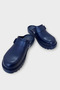 Men's Comfort Thick Sole Medical Nurse Doctor Sabo Slippers Dark Blue - 3