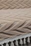 Tasseled Bohemian Sofa Cover - Chenille Textured Non-Slip Sofa Throw - 170X210 cm - 3