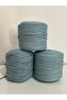 Soft Pastel Blue Combed Cotton Yarn Bag Knitting Yarn - (600-650Gr) 1 Piece