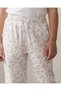 Girls White Floral Allover Print Active Track Pants - 4